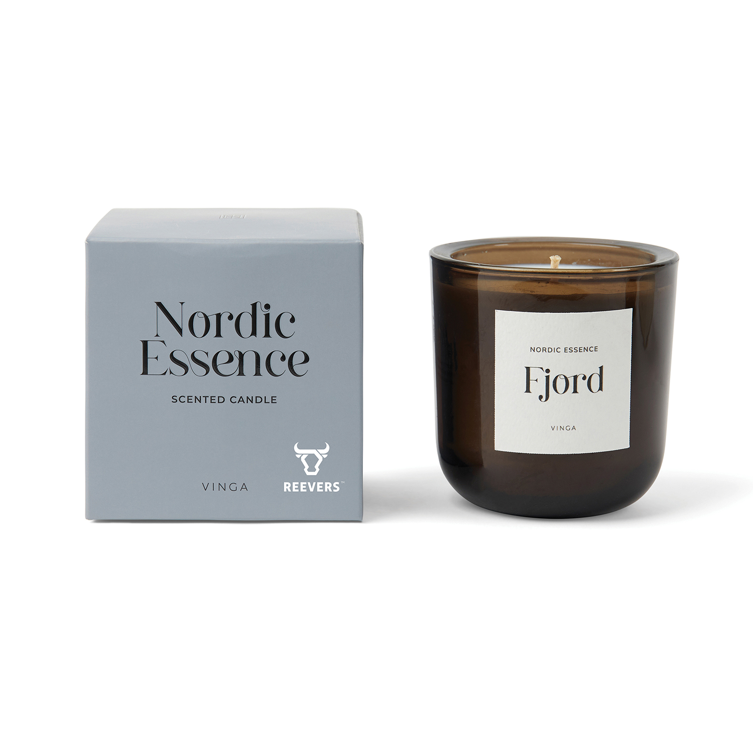 Большая ароматическая свеча VINGA Nordic Essence в стекле-3