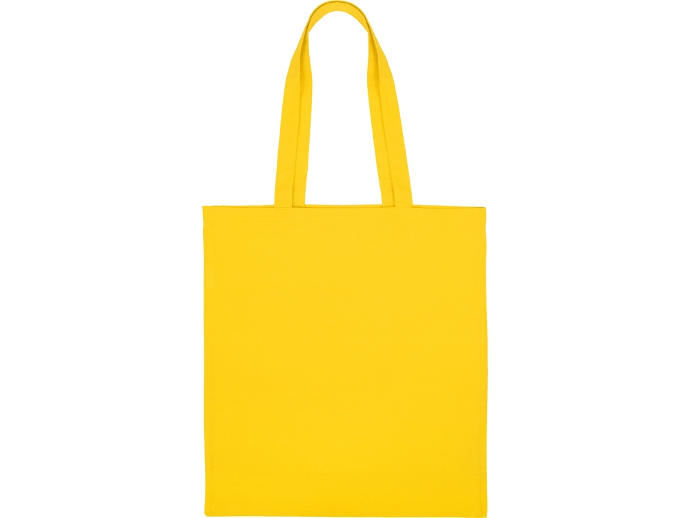 Сумка для шопинга Carryme 140 хлопковая, 140 г/м2, желтый-3