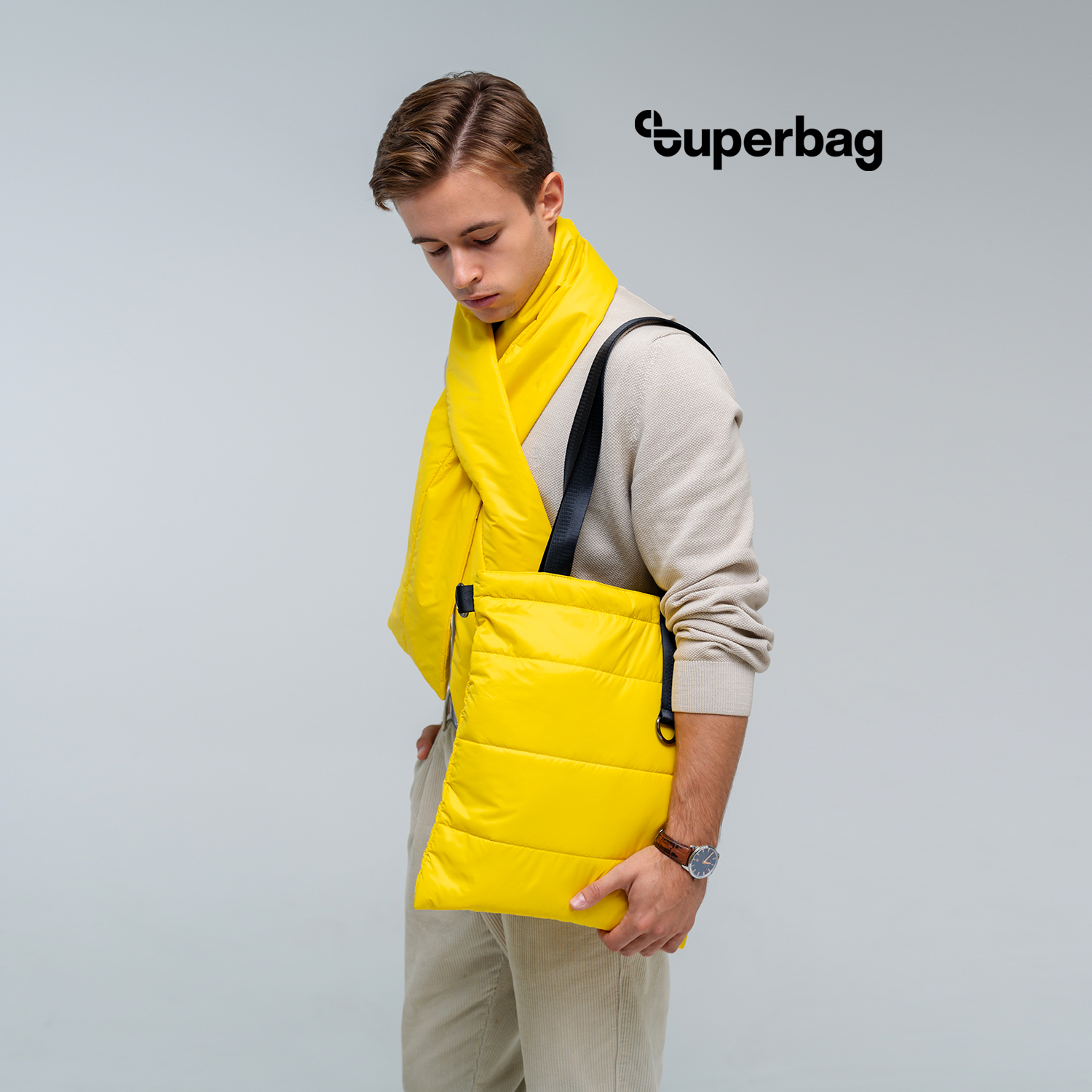 Набор Superbag Bubble (желтый)-0