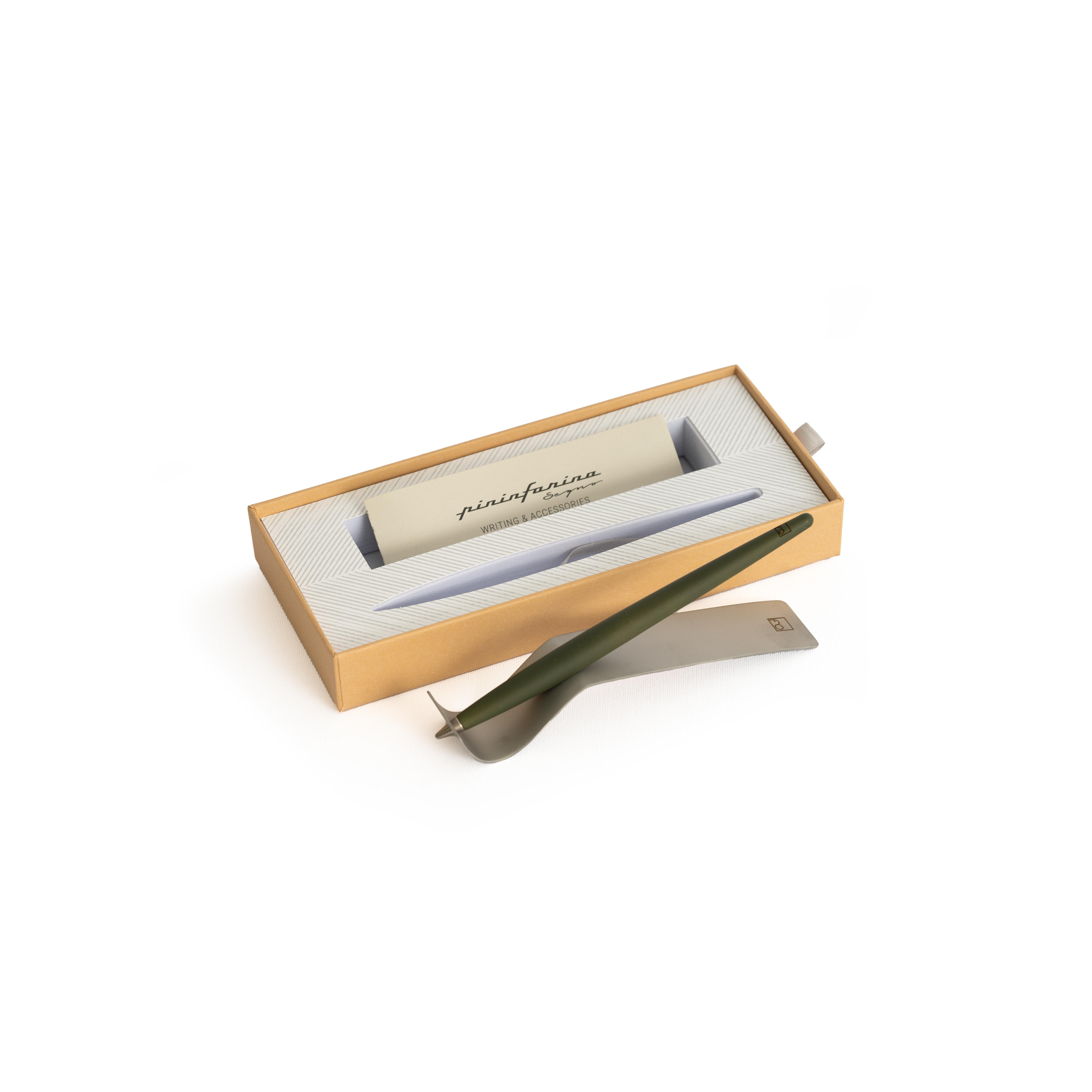Шариковая ручка Pininfarina Piuma A MODERN CLASSIC SAGE GREEN-5