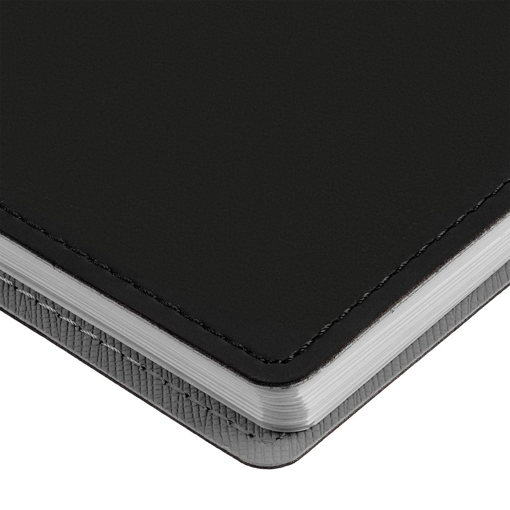 Ежедневник Spring Shall, недатированный, черный с серым-4