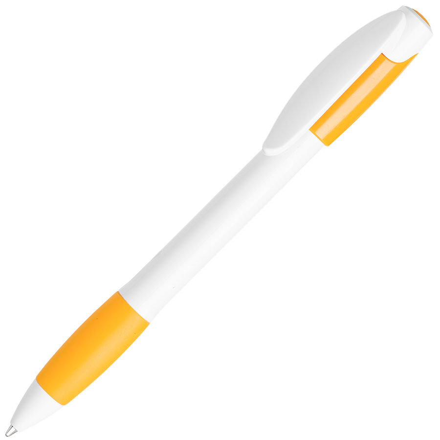 Ручка шариковая с грипом X-5, белый, желтый-0