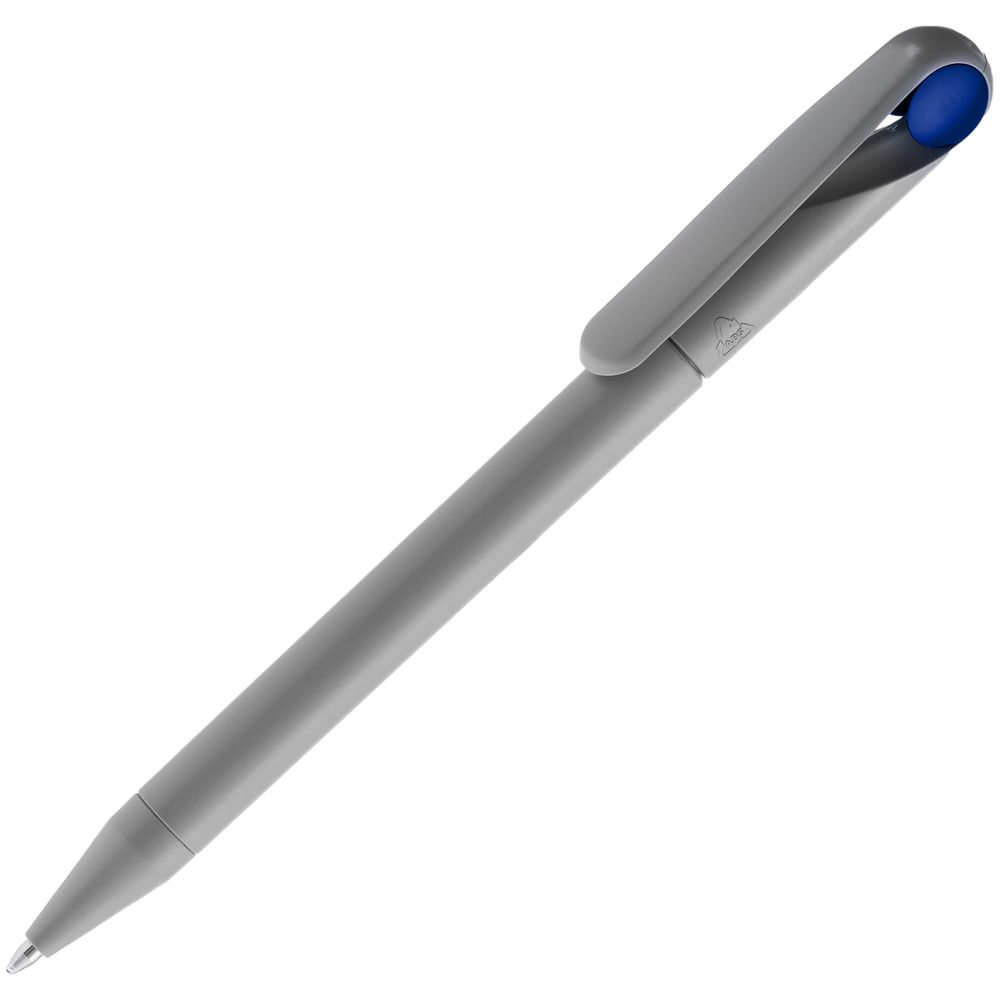 Ручка шариковая Prodir DS1 TMM Dot, серая с синим-0