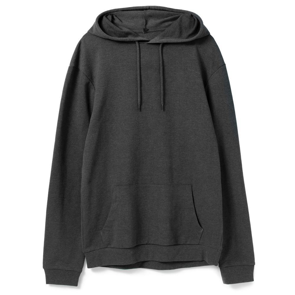 Толстовка с капюшоном унисекс Hoodie, серый меланж (антрацит)-0