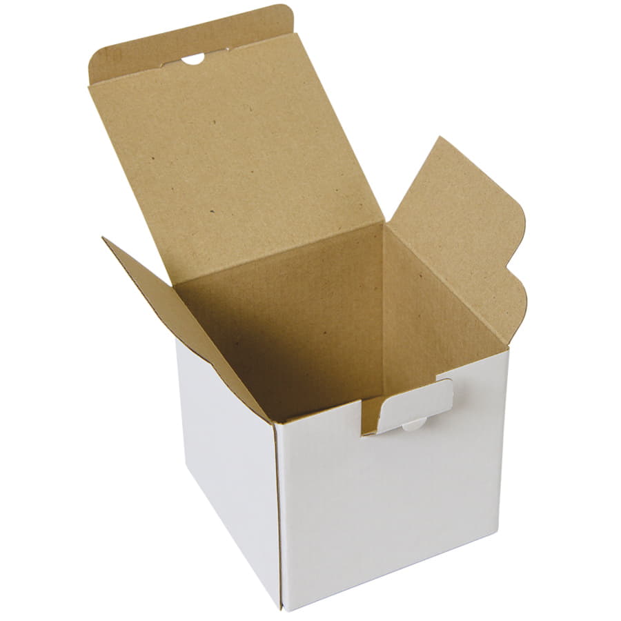 Коробка подарочная для кружки, размер 11 x 11 x 11 см., белый-2