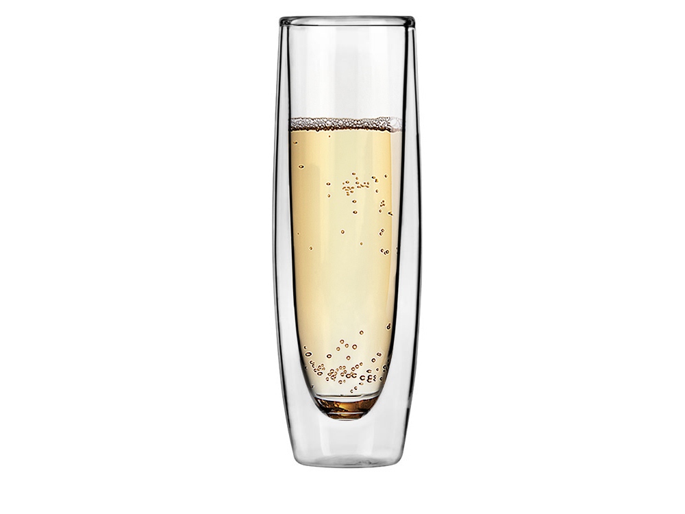 Бокал-флют для шампанского Brut с двойными стенками, 150мл-1