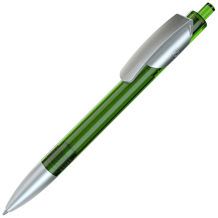 Ручка шариковая TRIS LX SAT, зеленый, серебристый-0