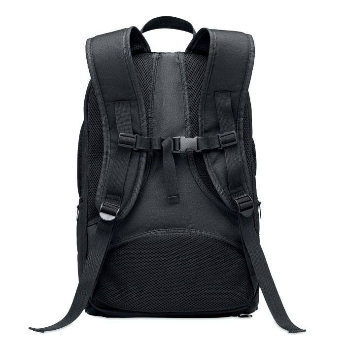Рюкзак спортивный 600D RPET, черный-2