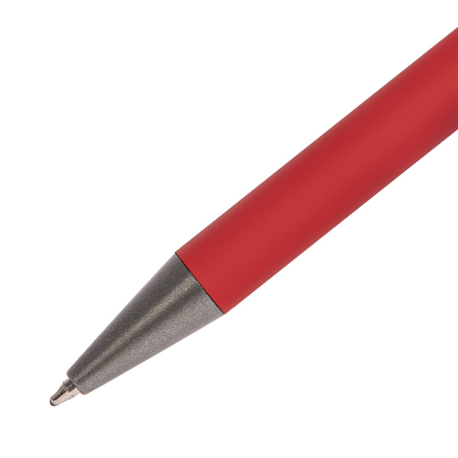 Ручка шариковая FACTOR, красный, серый-2