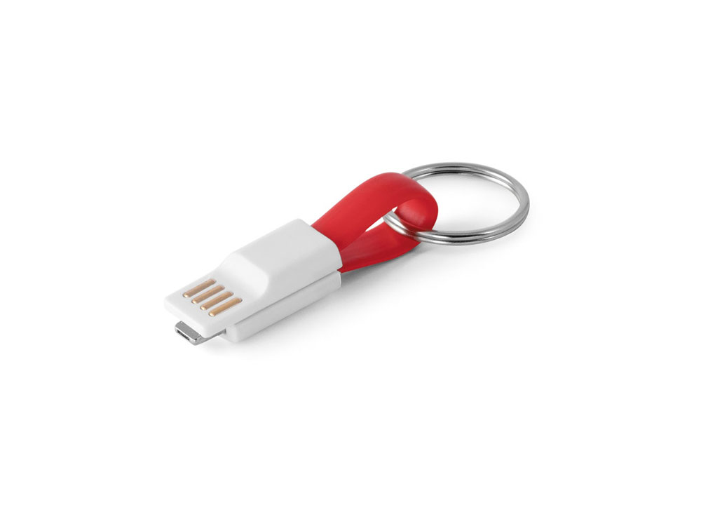 RIEMANN. USB-кабель с разъемом 2 в 1, Красный-0