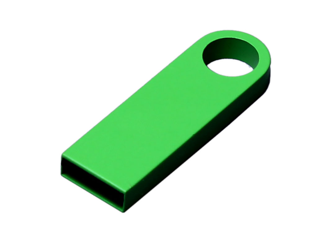USB 3.0-флешка на 128 Гб с мини чипом и круглым отверстием, зеленый-0