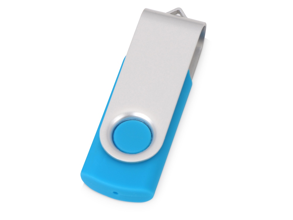 Флеш-карта USB 2.0 8 ГБ Квебек, голубой-0