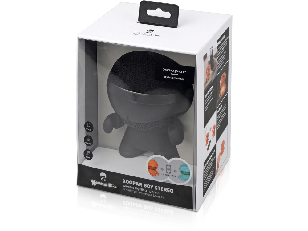 Портативная колонка X5 XOOPAR BOY STEREO, черный-8