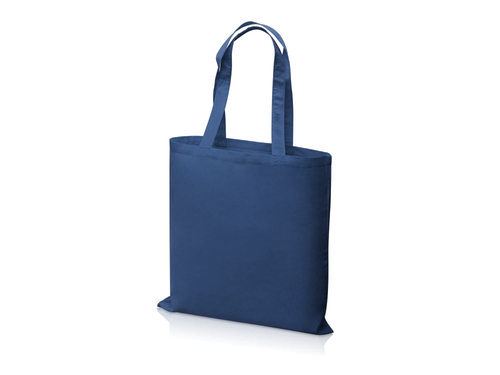 Сумка для шопинга Carryme 140 хлопковая, 140 г/м2, нейви-1