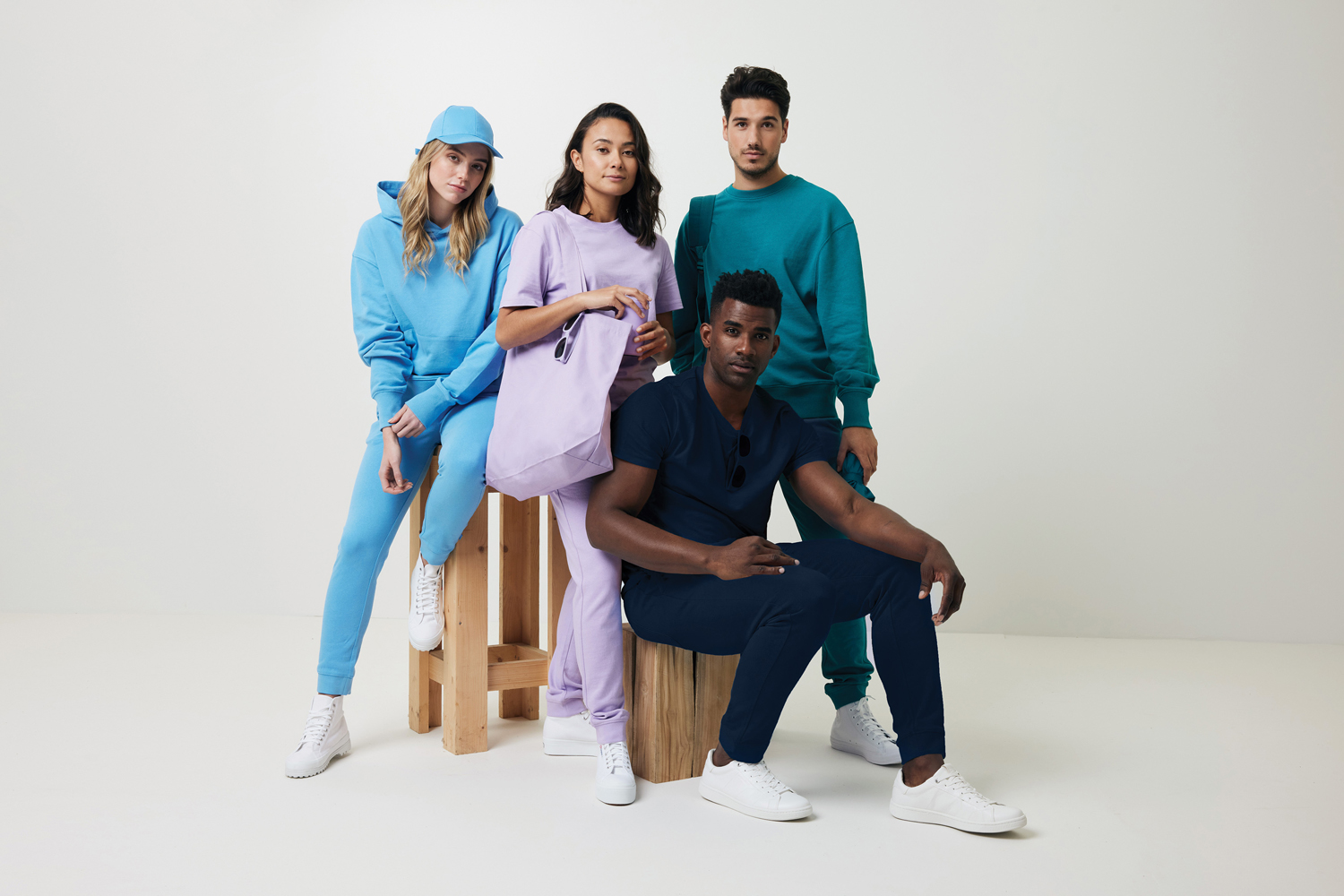 Худи Iqoniq Yoho из переработанного хлопка, свободный крой, унисекс, 340 г/м²-6