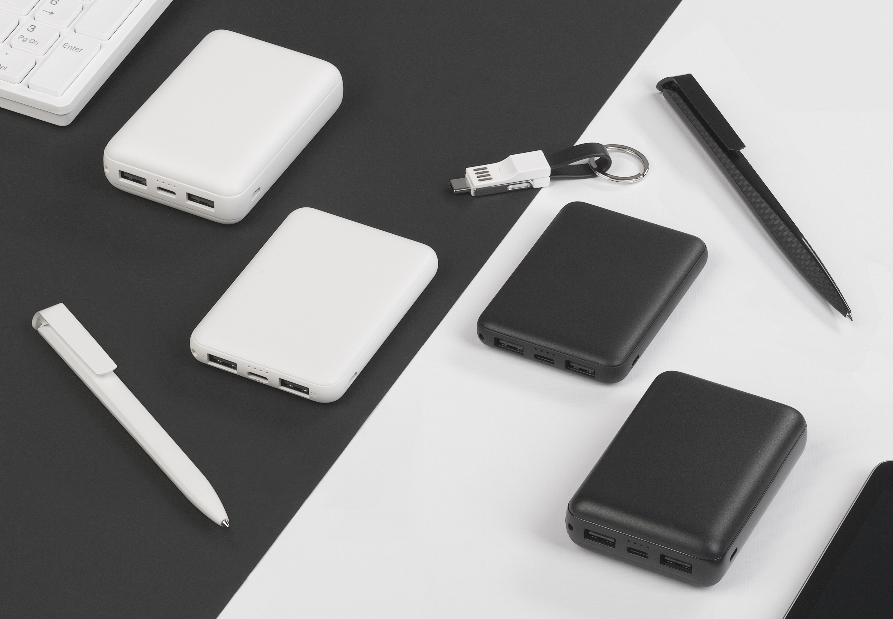 Зарядное устройство "Compact", 5000 mAh, белый-1