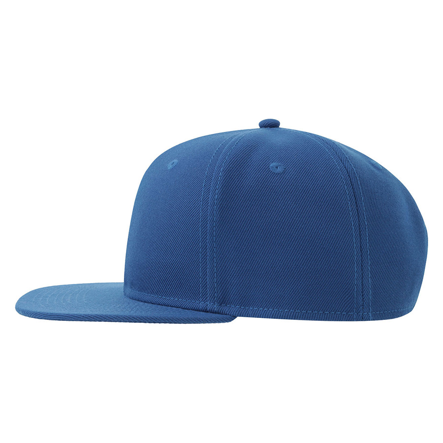 Бейсболка SNAP BACK-S, 6 клиньев, пластиковая застежка, синий-7