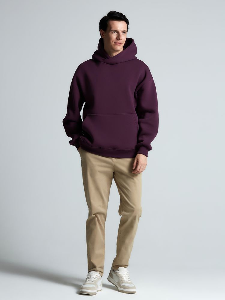 Худи Kulonga Oversize, фиолетовое-8