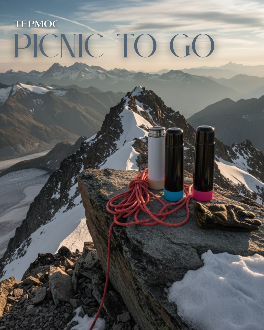 Термос Picnic Bright To Go, Белый/бежевый-1