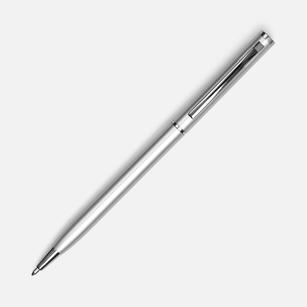Ручка шариковая Hotel Chrome, ver.2, серебристая-1