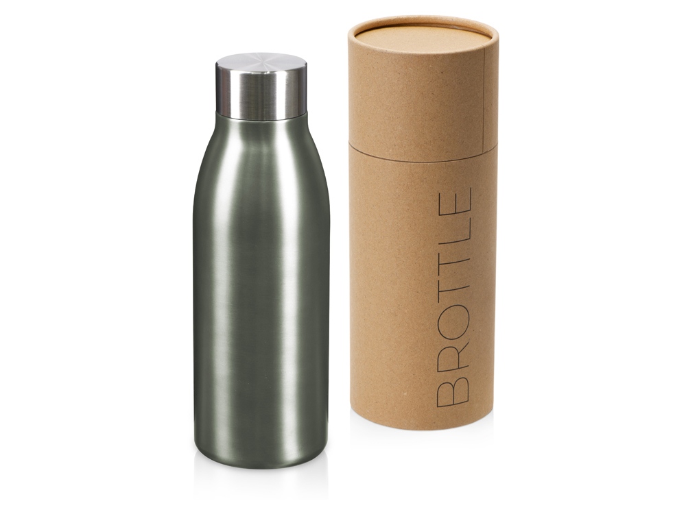Вакуумная термобутылка Brottle, темно-серый-1