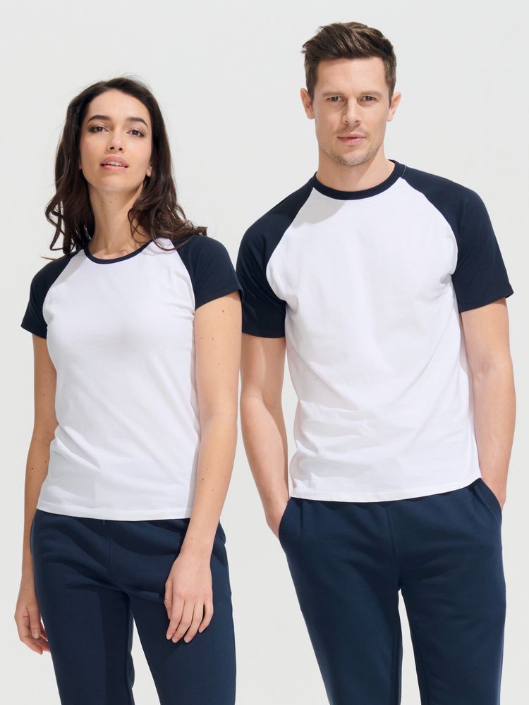 Футболка женская Milky 150, белая с красным-4
