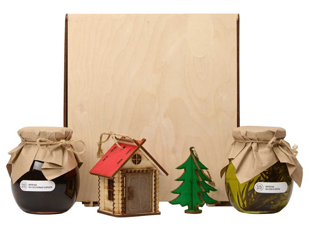Подарочный набор Decoration Deluxe с двумя видами варенья, натуральный-2