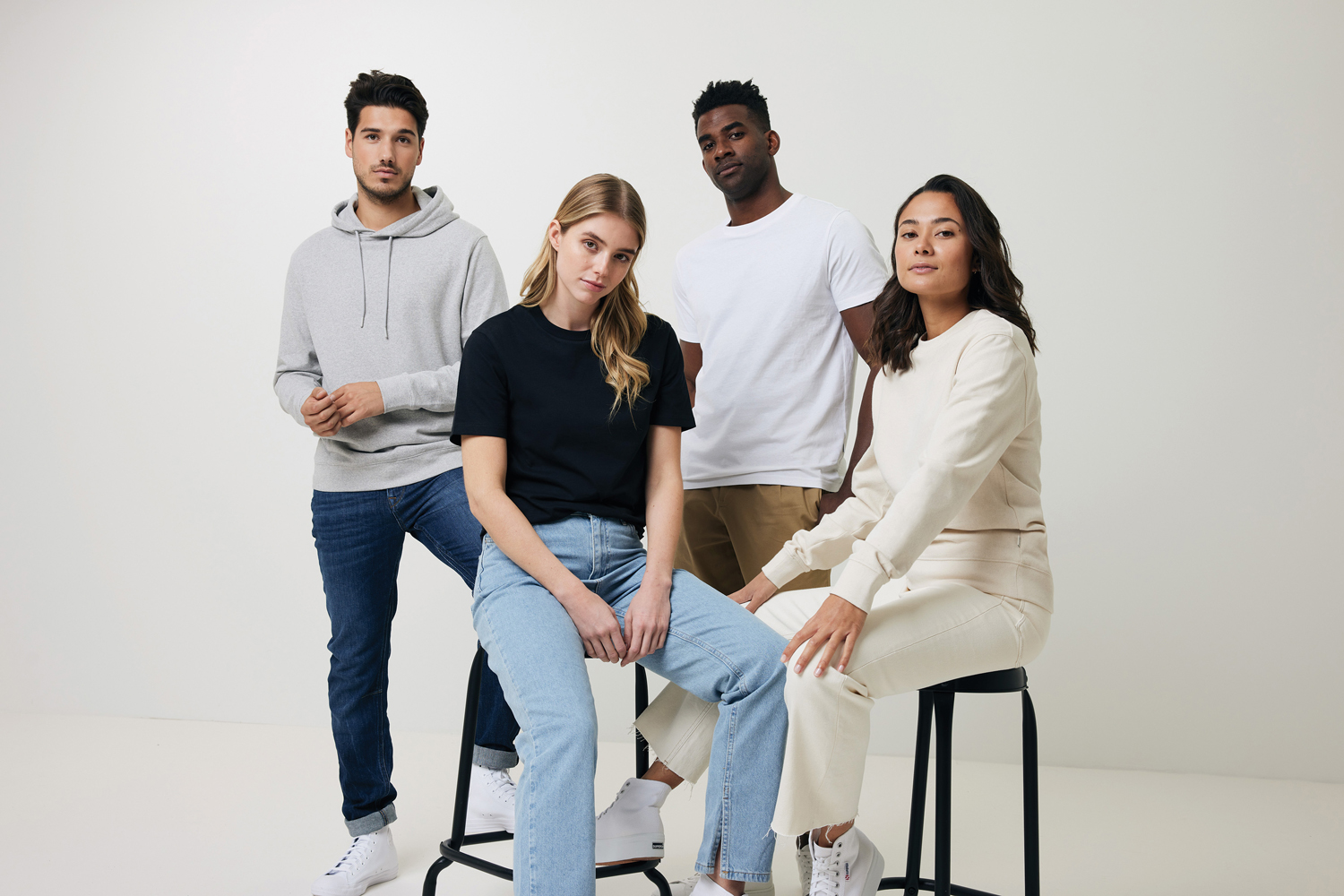 Футболка Iqoniq Bryce из переработанного хлопка, унисекс, 180 г/м²-20