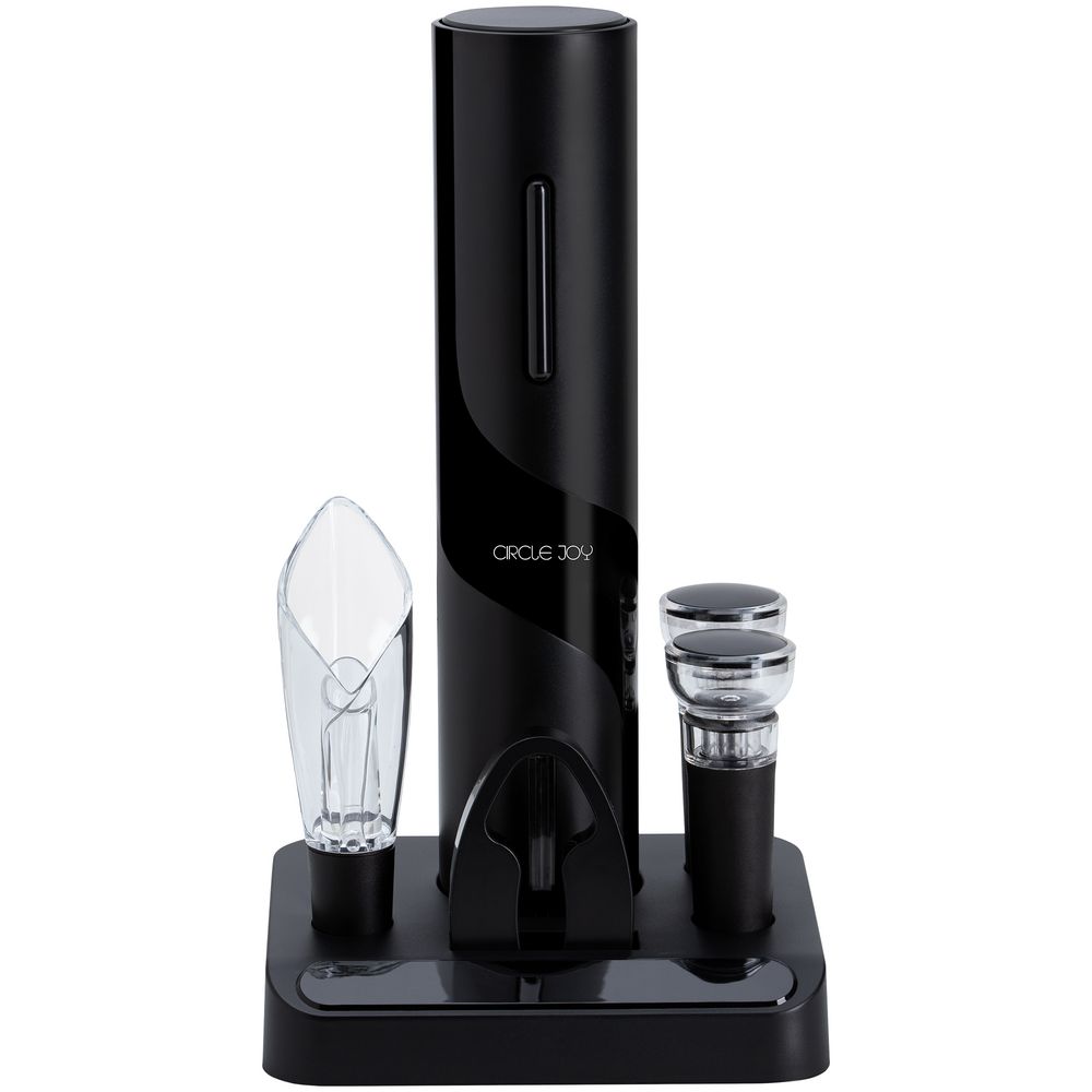 Винный набор Circle Joy Electric Wine Bottle Opener, черный-1