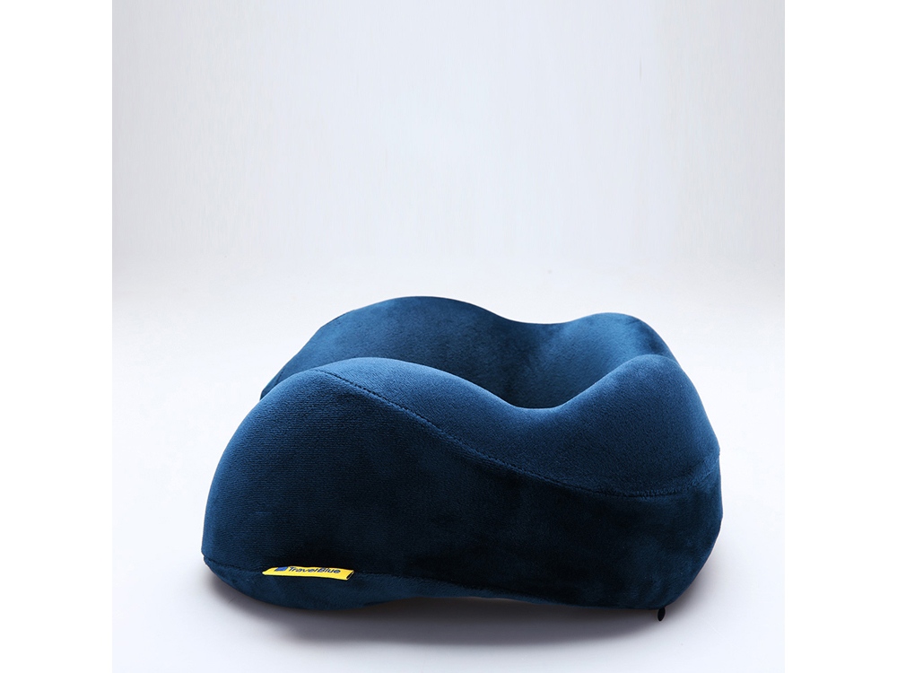 Подушка для путешествий со встроенным массажером Massage Tranquility Pillow, синий-2