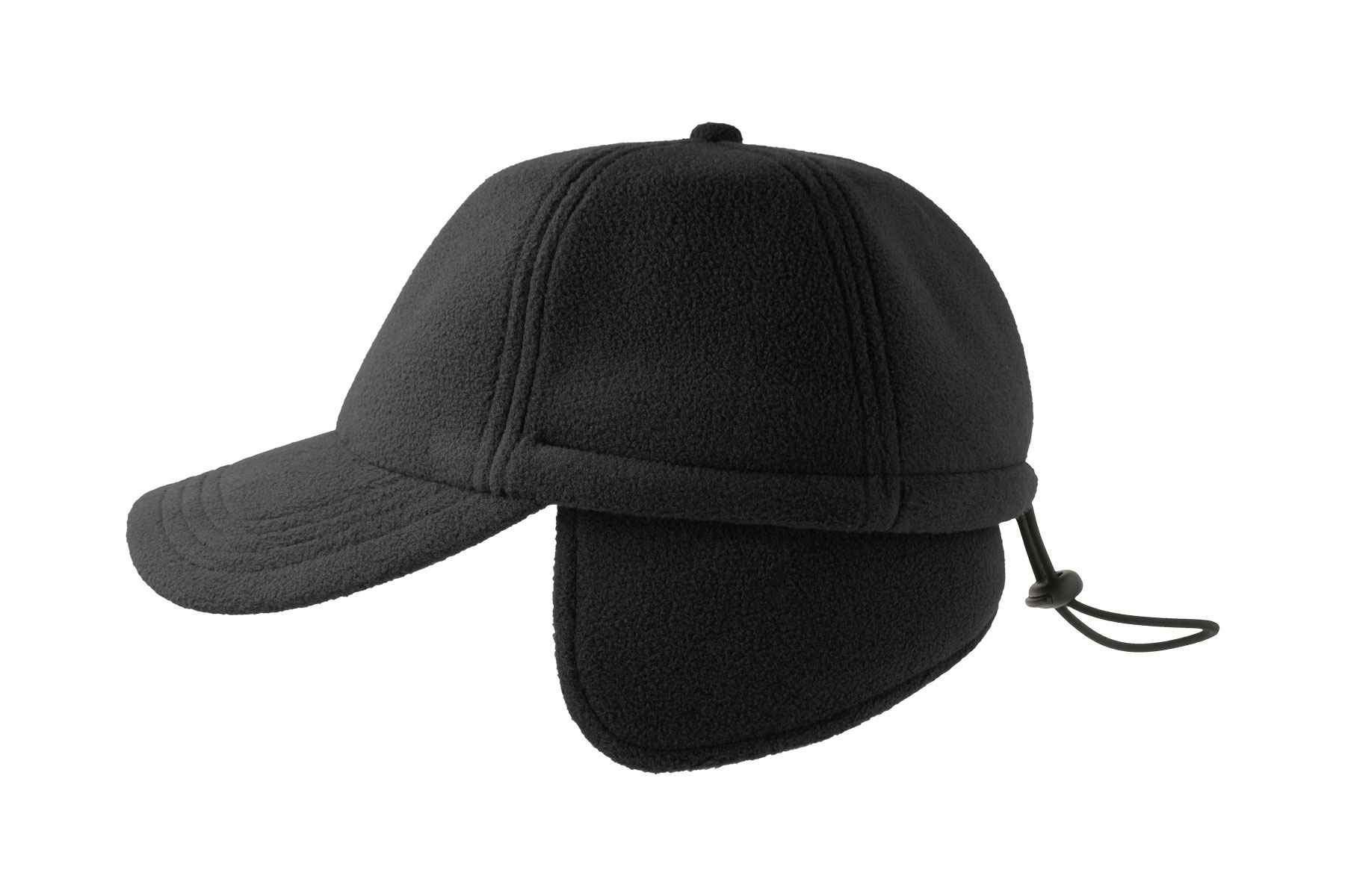 Бейсболка SNOW FLAP STOPPER-S, 6 клиньев, черный-6