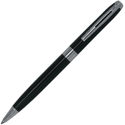 Ручка шариковая Gamma, Чёрный/Серебряный-1