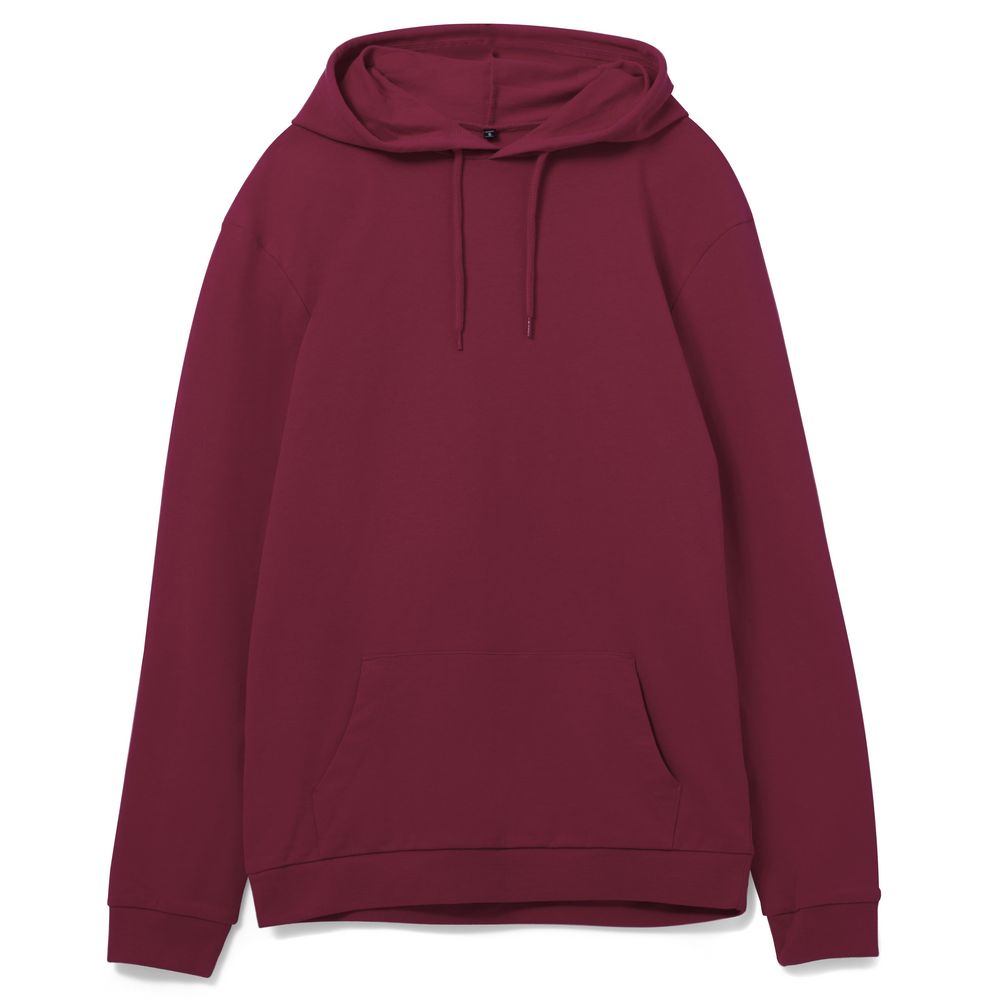 Толстовка с капюшоном унисекс Hoodie, бордовая-0