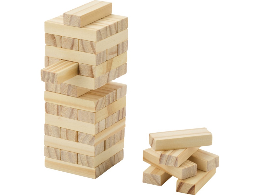 Jumble деревянная игра Падающая башня, натуральный-1