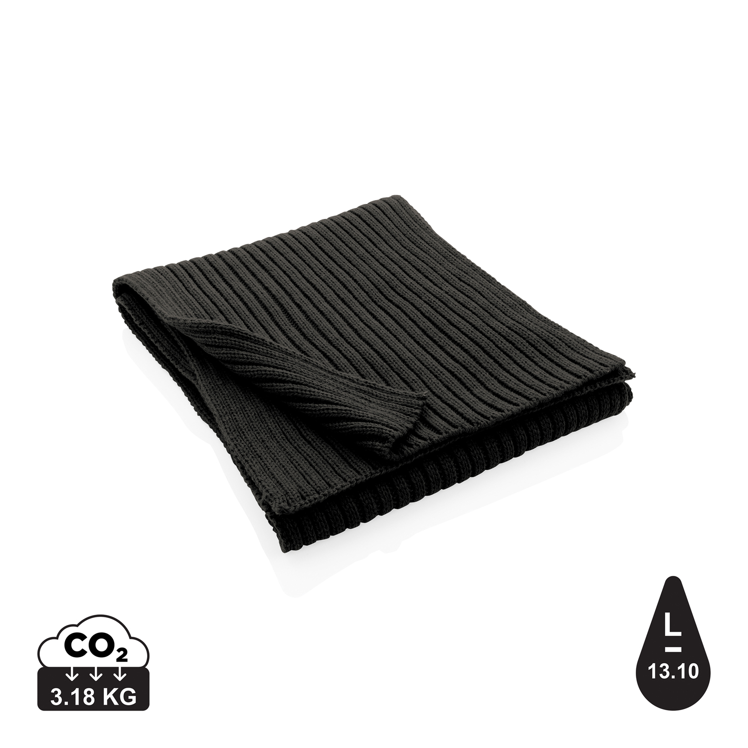 Вязаный шарф Impact из Polylana® AWARE™, 180x25 см-0