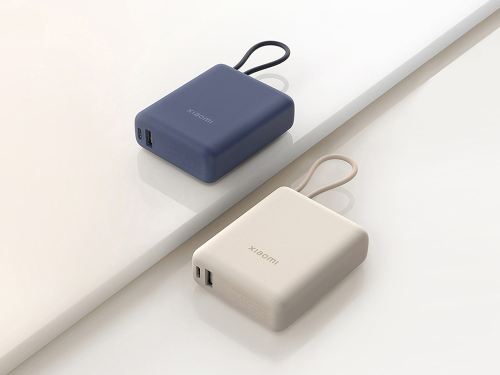 Внешний аккумулятор со встроенным кабелем Xiaomi 33W Power Bank 10000mAh (Integrated Cable) Ice Blue-5
