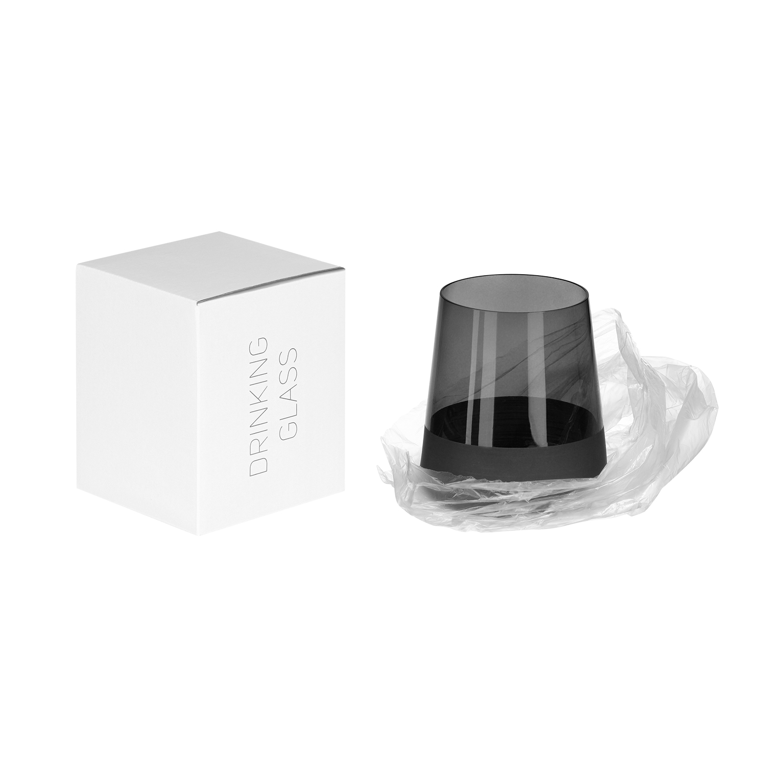 Стакан для воды Блэк Эдишн (Black Edition), черный-5