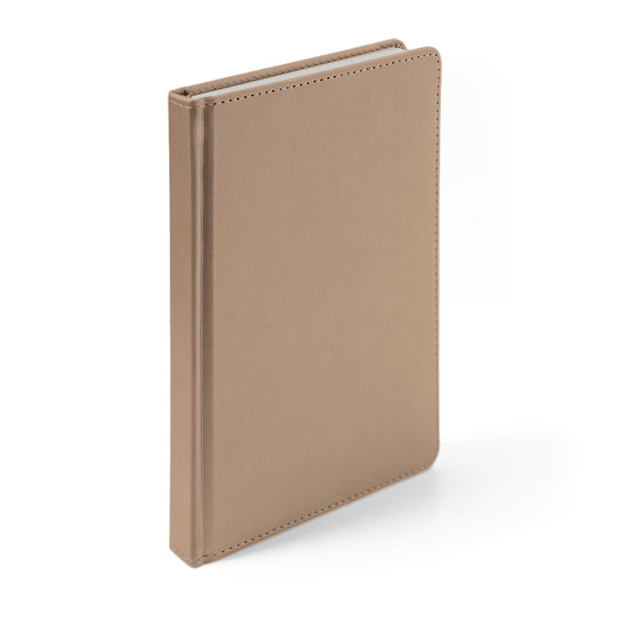 Ежедневник недатированный Campbell, формат А5,  в линейку, светло-коричневый-7