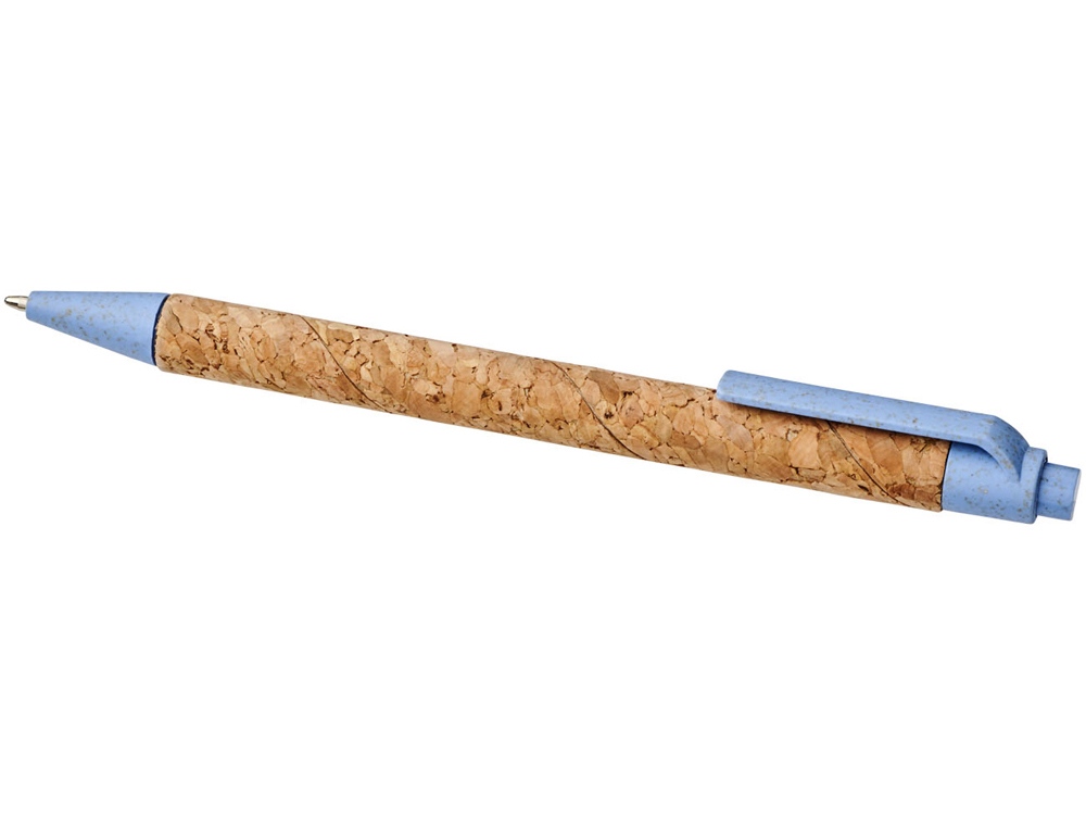 Шариковая ручка Midar из пробки и пшеничной соломы, cиний-2