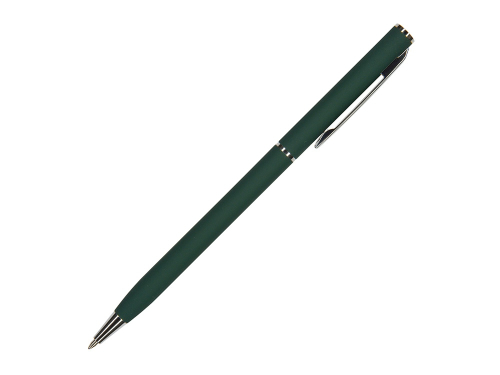 Ручка шариковая автоматическая BrunoVisconti® PALERMO цвет корпуса зеленый, soft-touch, 0.7 мм