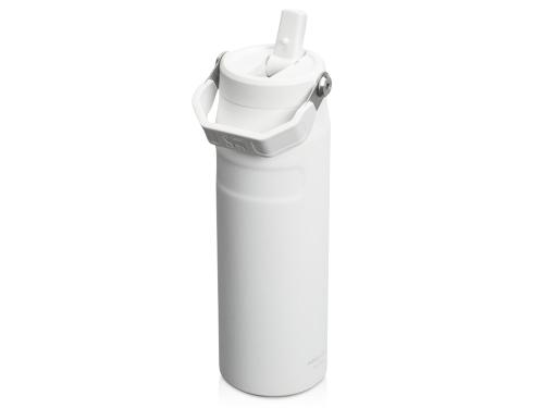 Бутылка для воды объемом 700 мл с откидной трубочкой Stanley IceFlow™ 2.0 - Frosted white