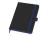 Блокнот ColorNote Black, твердая обложка A5, 80 листов, черный с синим