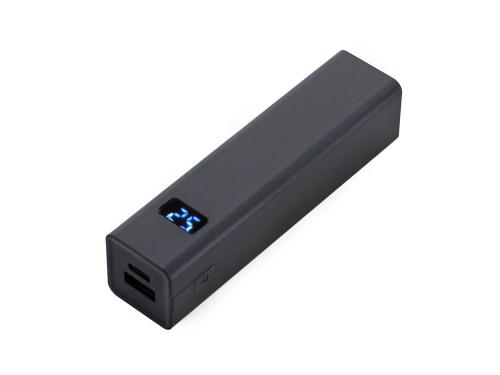 Внешний аккумулятор Rail, 5000 mAh, черный