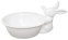 Мисочка с кроликом, Белый
