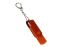 USB-флешка на 16 Гб 2 в 1 поворотный механизм, c дополнительным разъемом Type-C с одноцветным металлическим клипом, оранжевый