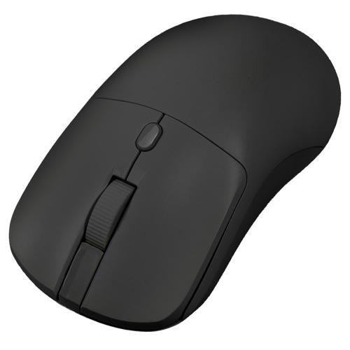 Мышь беспроводная PULSE, черная, пластик, черный