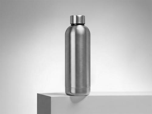 Вакуумная термобутылка Cask Waterline, 500 мл, серебристый глянцевый