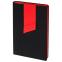 Ежедневник Bookmark, недатированный, черный с красным