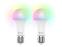 Набор из двух лампочек IoT CLED M1 RGB, E27, белый