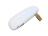 PB_Small_stone Универсальное зарядное устройство power bank в форме камня. 2600MAH. Белый